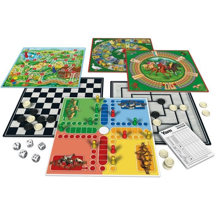 100 Jeux classique - Jeux de Société - SCHMIDT SPIELE - Profitez de 100 jeux classiques dans ce coffret complet!