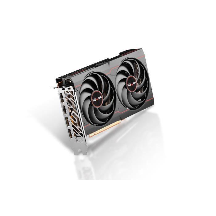 Carte Graphique - SAPPHIRE - Radeon RX 6600 Pulse Gaming - 8 Go - GDDR6 - HDMI / 3x DP (11310-01-20G) SAPPHIRE