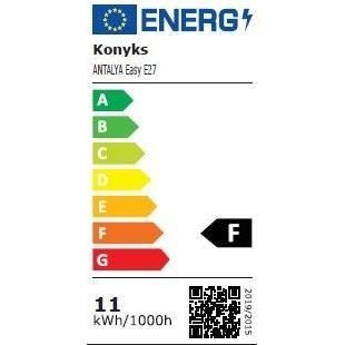 2 Ampoules LED - KONYKS - Antalya Easy E27 Dual Pack - Wifi + Bt - 11 W - Couleurs + Blanc - Compatible Alexa / Google