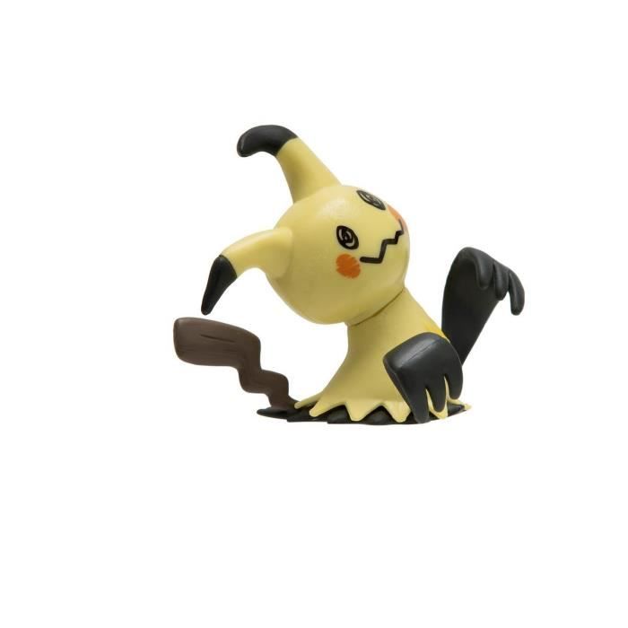 8 figurines Battle BANDAI - Pokémon - Pikachu Evoli Dratatin Togepi Caninos Mimiqui Raichu et Brutalibré