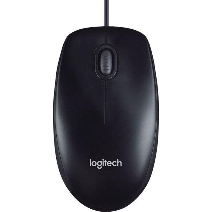 Souris filaire - LOGITECH - M90 - Optique - Noir LOGITECH