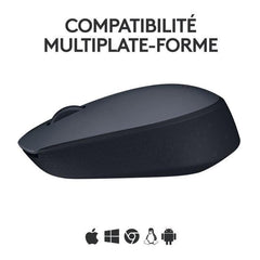 LOGITECH - Souris Sans Fil Ambidextre M170 - Gris LOGITECH