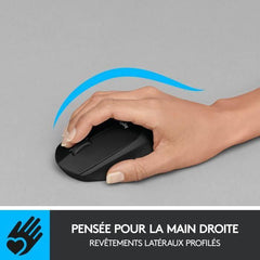 LOGITECH - Souris silencieuse sans fil M330 Silent Plus - Noir LOGITECH