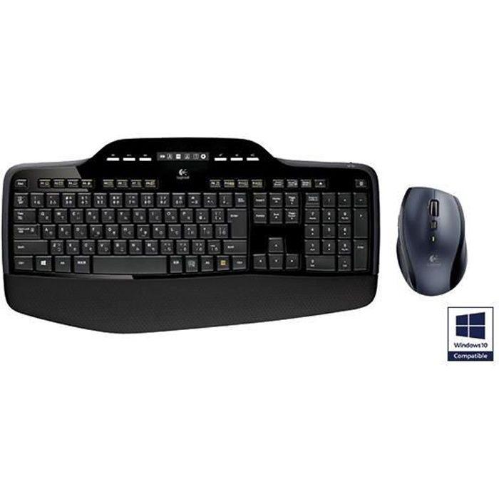Logitech pack clavier-souris sans fil - MK710 LOGITECH