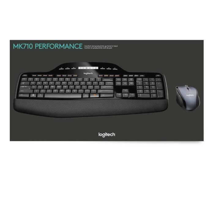 Logitech pack clavier-souris sans fil - MK710 LOGITECH