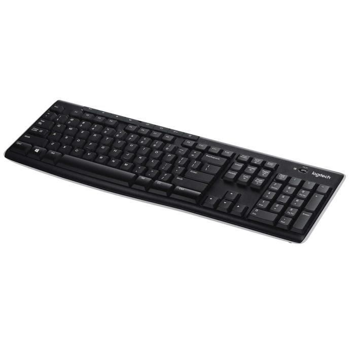 LOGITECH - Clavier sans fil K270 - Azerty - PC / Mac - Noir LOGITECH