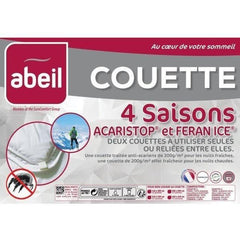 ABEIL Couette 4 Saisons ANTI-ACARIENS 140x200cm ABEIL