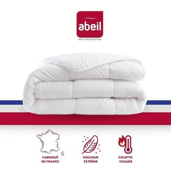 Couette chaude 400gr/m² Douceur Auvergnate - 140 x 200 cm - 1 personne - ABEIL ABEIL