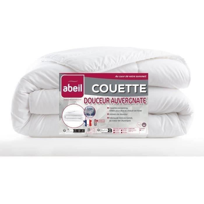 Couette chaude 400gr/m² Douceur Auvergnate - 140 x 200 cm - 1 personne - ABEIL ABEIL