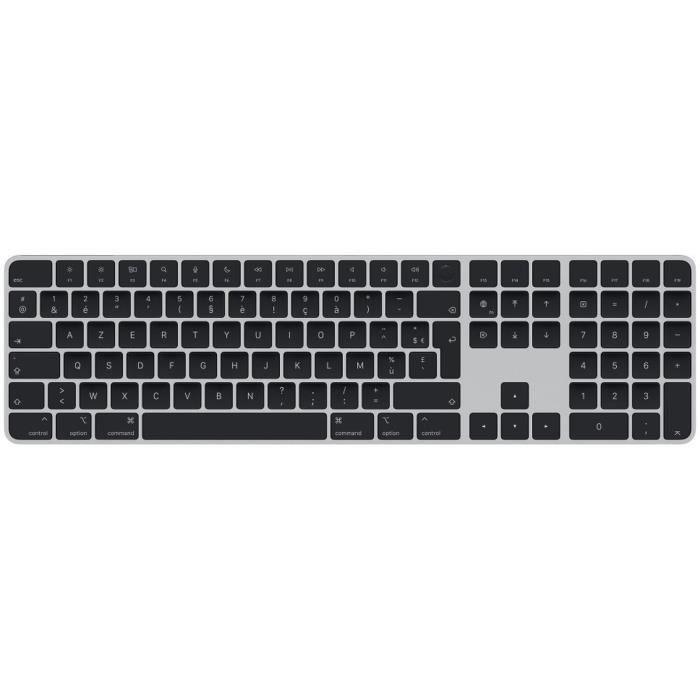 Apple Magic Keyboard avec Touch ID et pavé numérique pour les Mac avec puce Apple - Français - Touches noires APPLE