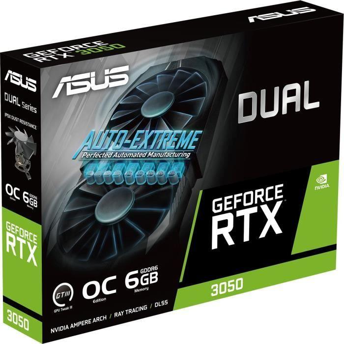 ASUS - Carte graphique - GeForce RTX 3050 OC Edition 6GB GDDR6 ASUS