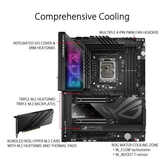 ASUS ROG MAXIMUS Z790 HERO Carte mere - LGA1700 Intel Z790 ASUS