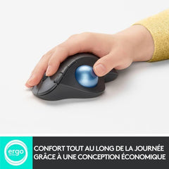 Souris Ergonomique - Sans fil - LOGITECH - ERGO M575 - Trackball - Graphite LOGITECH