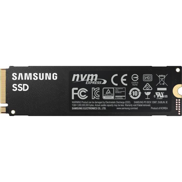 SAMSUNG - SSD Interne - 980 PRO - 500Go - M.2 NVMe (MZ-V8P500BW) SAMSUNG