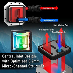 BITFENIX Cube AIO 240 (noir) - Watercooling AIO - 2x120mm BITFENIX