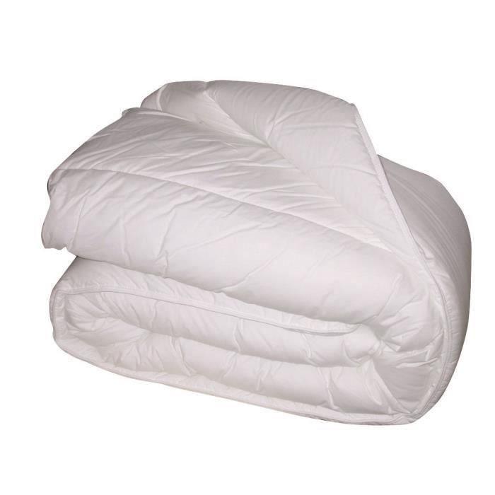 BLANREVE Couette extra chaude en microfibre - 140 x 200 cm - Blanc BLANREVE