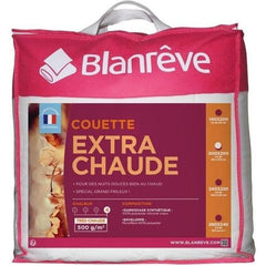 BLANREVE Couette extra chaude en microfibre - 200 x 200 cm - Blanc BLANREVE