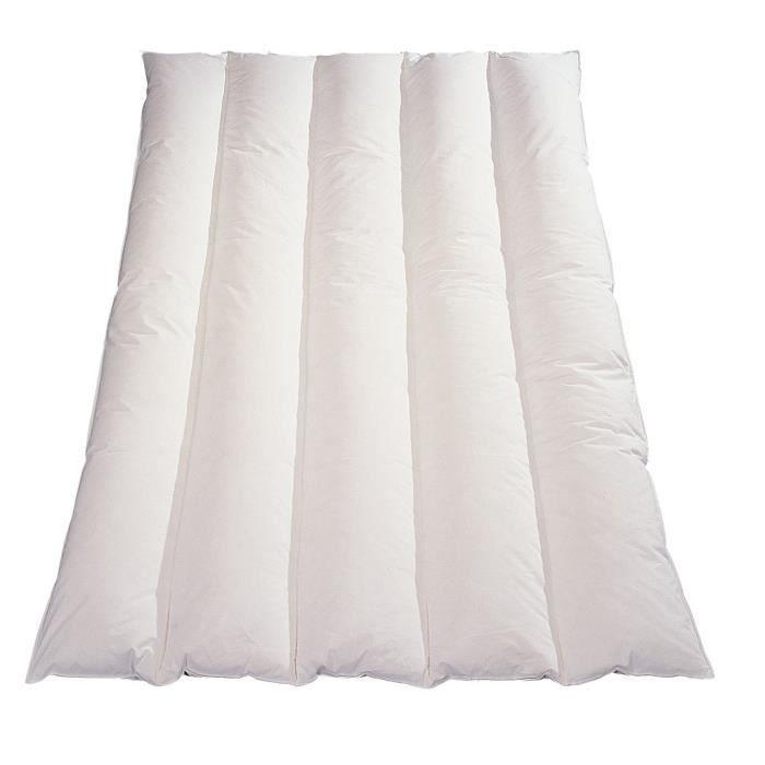 BLANREVE Couette légere en microfibre - 220 x 240 cm - Blanc BLANREVE