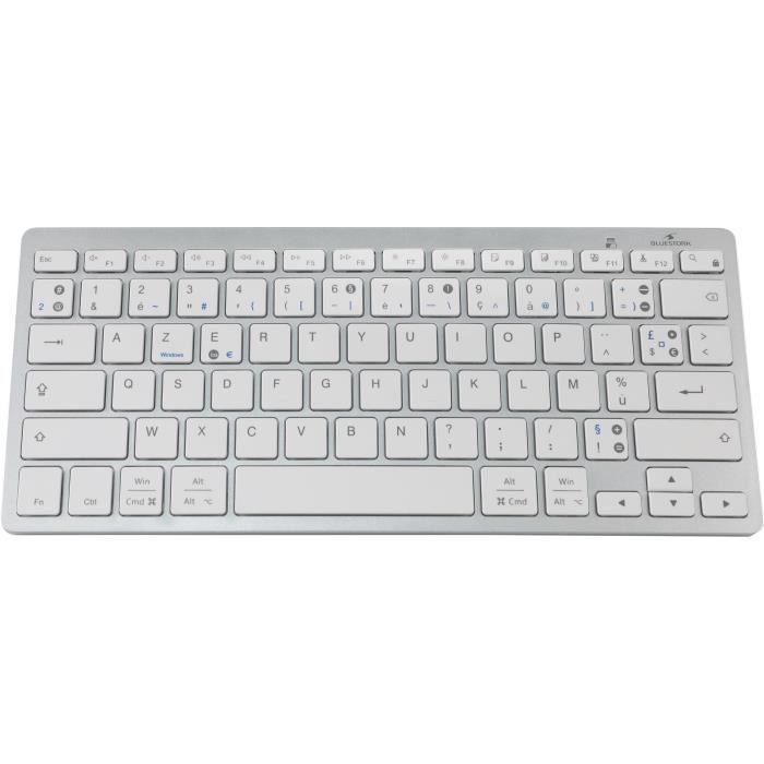 Clavier - THE G-LAB - KB-MINI-PC-MAC/FR - Bluetooth - Double Layout PC MAC BLUESTORK