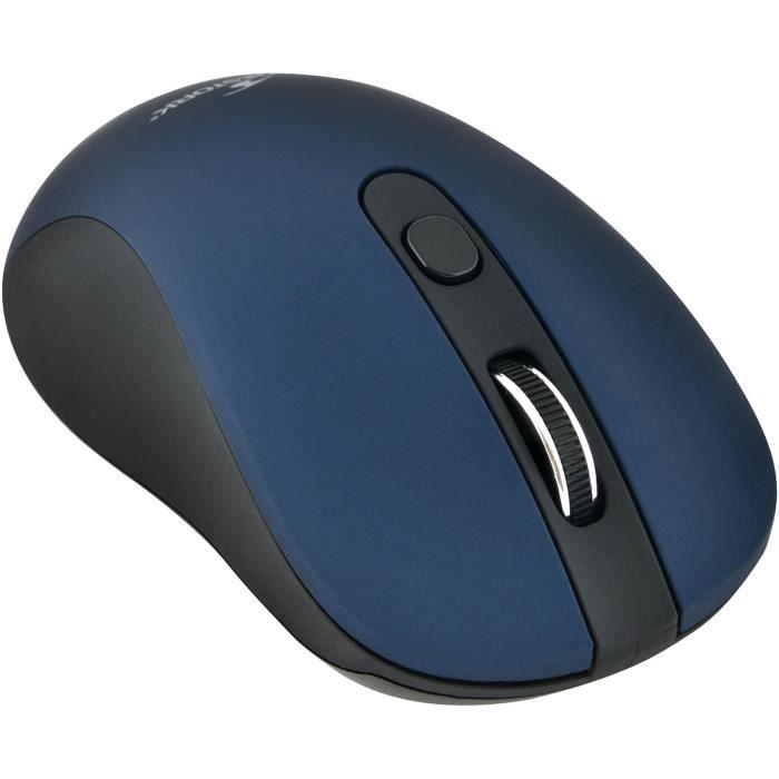 BLUESTORK -Souris Sans Fil - 2,4 GHz - 6 boutons - Bleu BLUESTORK