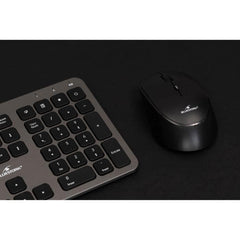 Ensemble clavier et souris - BLUESTORK - Pack Easy Slim - Sans fil - Gris métal BLUESTORK