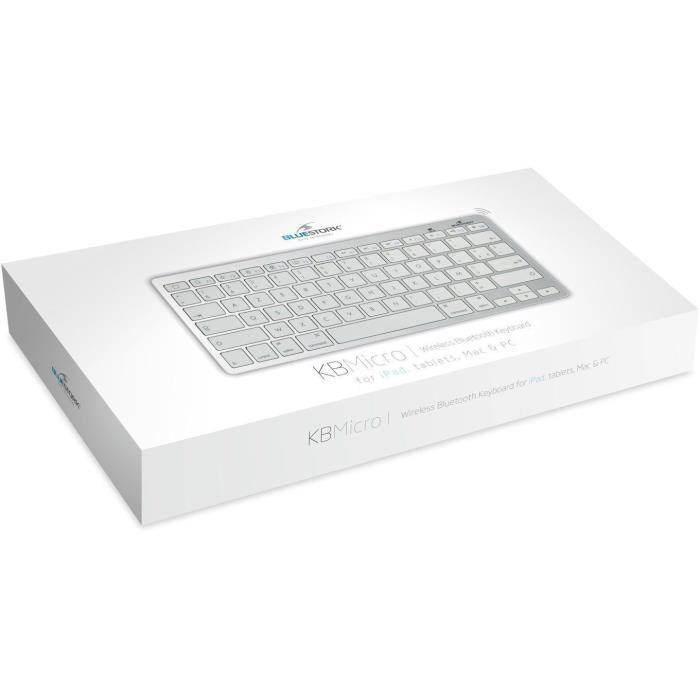 Clavier Blutooth - BLUESTORK - Compatible MAC, MacBook Pro, MacBook Air, iPad, iPhone - KB-MINI-MAC/FR BLUESTORK