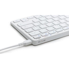 Clavier TKL - BLUESTORK - Bluetooth Rechargeable pour Mac - Blanc BLUESTORK