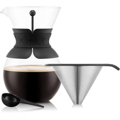 POUR OVER - Cafetiere BODUM , filtre permanent maille inox, 1.0 l, 8 tasses BODUM