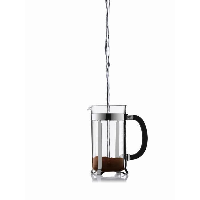 CHAMBORD - Cafetiere a piston BODUM , 12 tasses, 1.5 l, acier inox BODUM