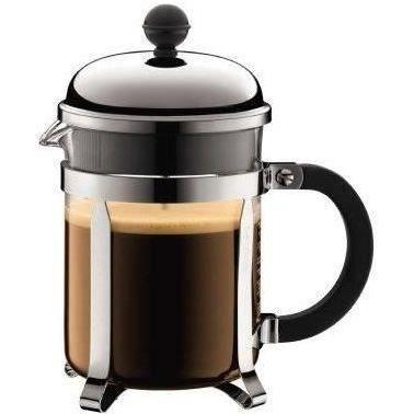 CHAMBORD - Cafetiere a piston BODUM , 4 tasses, 0.5 l, acier inox BODUM