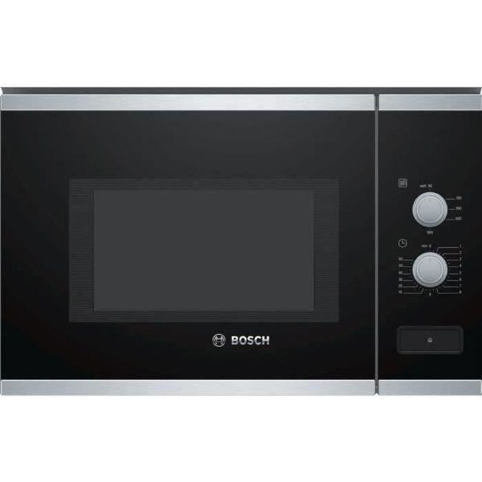 BOSCH BFL550MS0 - Micro-ondes monofonction encastrable inox - 25 L - 900 W - Paloma Tech