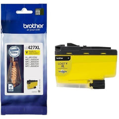 Cartouche d'encre LC427XLY - BROTHER - Jaune - 5000 pages - Pour Brother MFC-J6955DW, MFC-J6957DW, MFC-J5955DW et HL-J6010DW BROTHER