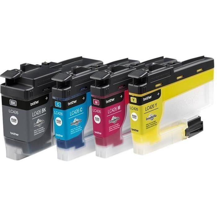 Pack de 4 cartouches d'encre LC426VAL - BROTHER - Noir, Cyan, Magenta, Jaune - MFC-J4335DWXL, MFC-J4340DW, MFC-J4535dw etc BROTHER