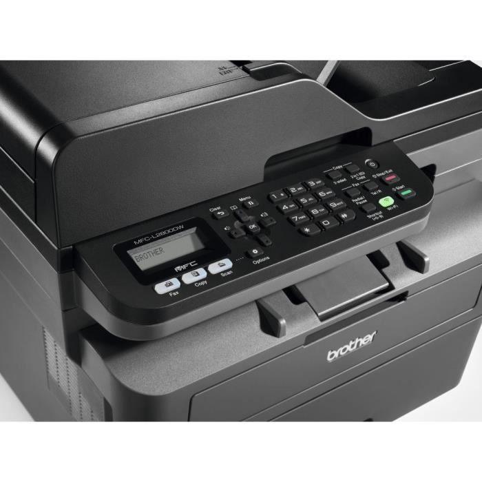 Imprimante multifonction 4-en-1 laser monochrome - BROTHER - MFC-L2800DW - Ethernet et Wifi BROTHER