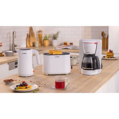 Bouilloire - BOSCH - TWK2M161 MyMoment - Blanche Mate - indicateur de tasses - niveau d'eau visible - Paloma Tech