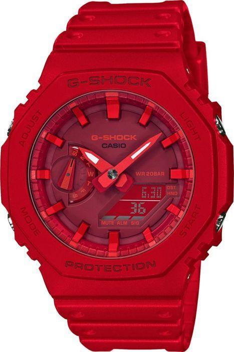 CASIO - G-SHOCK - Montre  - Resitante aux chocs - Multifonctions - Rouge CASIO