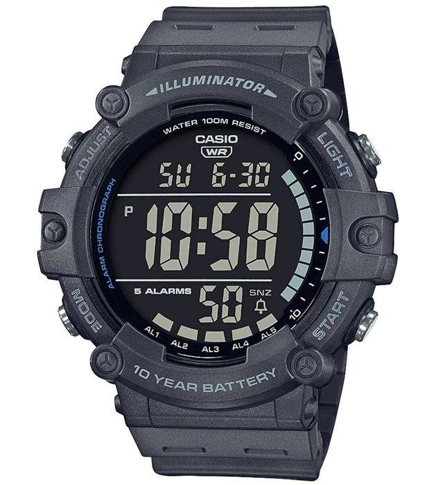 CASIO Montre sport - Multifonctions - Grise CASIO