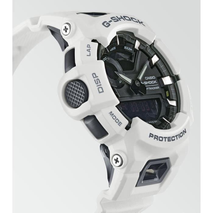 CASIO Montre G-SHOCK - Résistante aux chocs - Multifonctions - Blanc CASIO