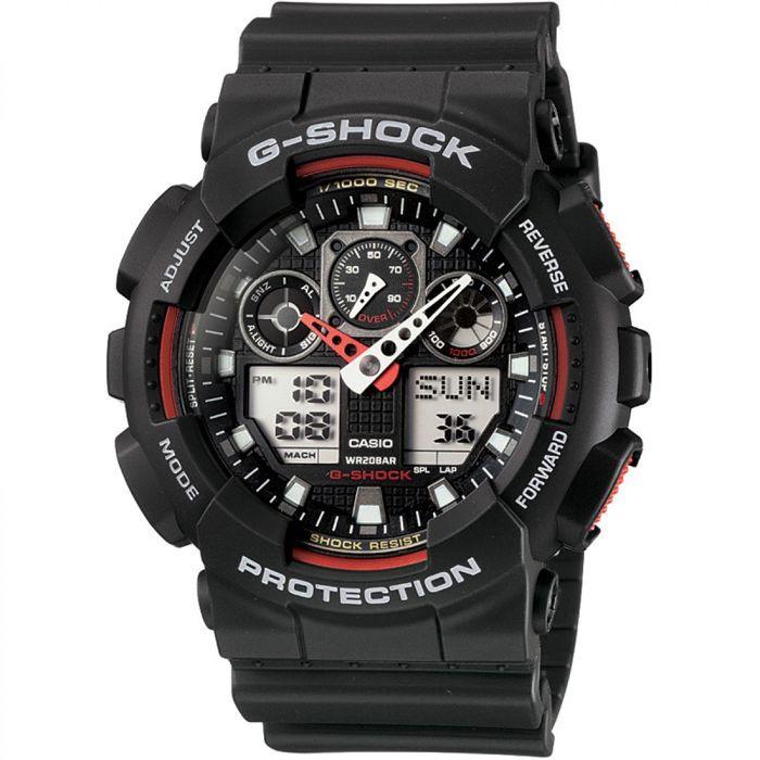 CASIO G-Shock Montre GA-100-1A4ER Quartz CASIO