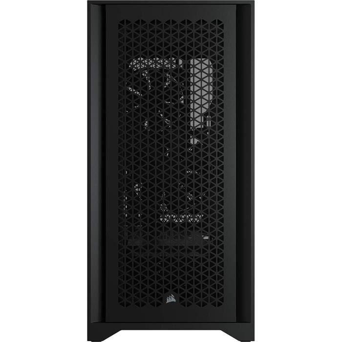 Boîtier PC Gaming - CORSAIR - 4000D Airflow - Moyen Tour - Verre trempé - Noir (CC9011200WW) CORSAIR