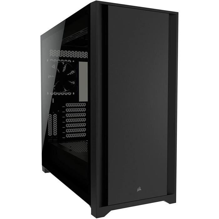 CORSAIR Boîtier PC 5000D - Verre Trempé Moyen-Tour ATX  - Noir (CC-9011208-WW) CORSAIR