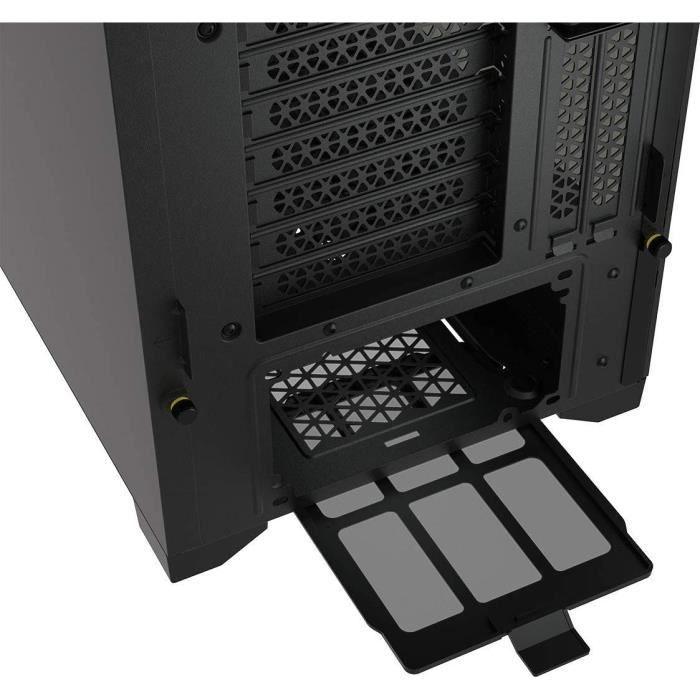 CORSAIR Boîtier PC 5000D Airflow - Verre Trempé Moyen-Tour ATX  - Noir (CC-9011210-WW) CORSAIR