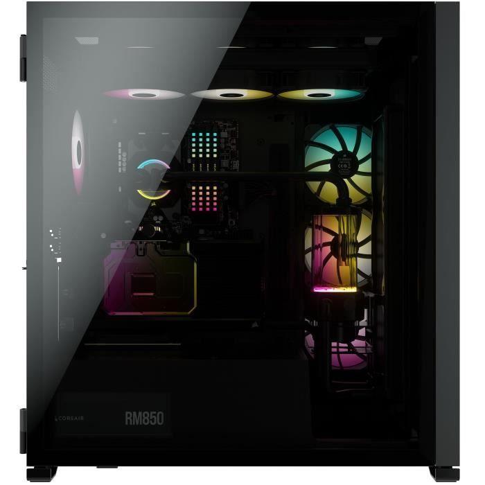 CORSAIR Boîtier PC iCUE 7000X RGB Verre Trempé - Noir (CC-9011226-WW) CORSAIR