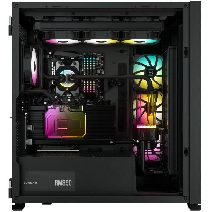 CORSAIR Boîtier PC iCUE 7000X RGB Verre Trempé - Noir (CC-9011226-WW) CORSAIR