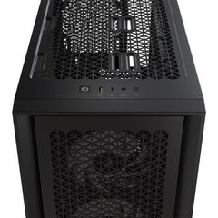 Boitier PC - CORSAIR - iCUE 4000D RGB Airflow - Moyen-tour - 3 ventilateurs AF120 RGB ELITE - Noir CORSAIR