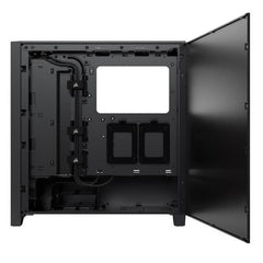 Boitier PC - CORSAIR - iCUE 4000D RGB Airflow - Moyen-tour - 3 ventilateurs AF120 RGB ELITE - Noir CORSAIR