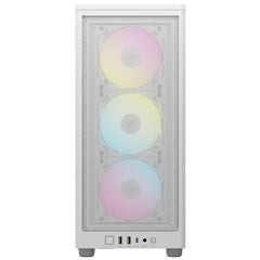 Boitier PC - CORSAIR - iCUE 2000D RGB Airflow - Mini ITX - 3 ventilateurs AF120 RGB SLIM inclus - Blanc - (CC-9011247-WW) CORSAIR