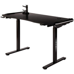 Bureau gaming électrique CGM - Réglable en hauteur - Support de contrôleur - Éclairage RVB - L120xP60xH73-121 cm CGM - CDISCOUNT GAMING MACHINE