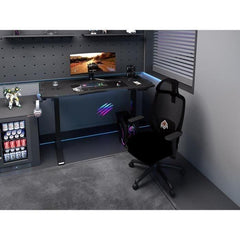 Bureau gaming électrique CGM - Réglable en hauteur - Support de contrôleur - Éclairage RVB - L120xP60xH73-121 cm CGM - CDISCOUNT GAMING MACHINE