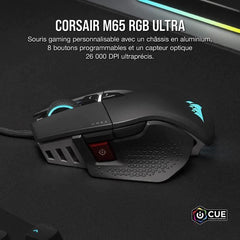 CORSAIR souris M65 RGB Ultra - Black (CH-9309411-EU2) CORSAIR